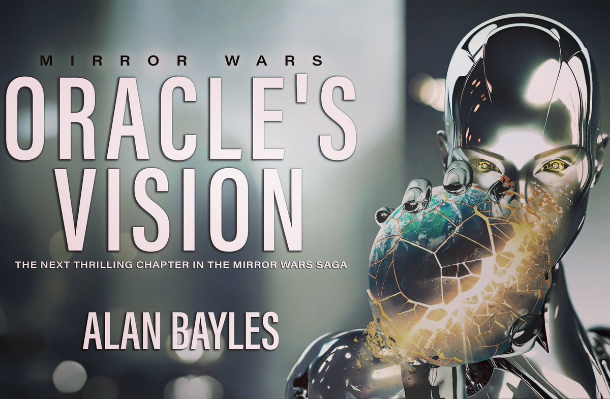TheRealA_Bayles's tweet image. The battle for the fate of Earth has only begun as Dave Barnes &amp;amp; his team must fight against the malevolent Oracle, a sentient AI hell-bent on dominating multiple worlds. 
#MondayMood #BookLovers #scifi #thriller #IndieApril 

➡️mybook.to/OraclesVisionB…