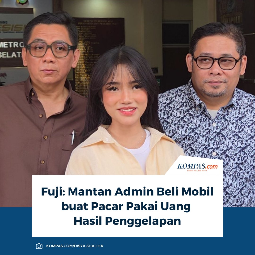 KompasEnt's tweet image. Selebgram Fujianti Utami alias Fuji mengeklaim bahwa sebagian uang miliknya diduga digunakan mantan adminnya untuk membelikan sebuah mobil untuk kekasihnya.

👉🏻Baca selengkapnya entertainment.kompas.com/read/2026/04/2…

~AM #Fuji #Admin #Mobil