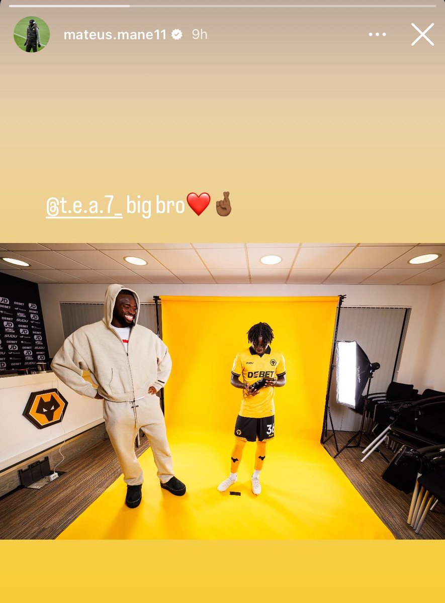 TalkingWolves's tweet image. Despite these reports, Mateus Mane has posted a picture of him and Tolu on his Instagram story.

Assume apologies were made, hence why Tolu was still in the match-day squad at Leeds. However; strange how this has been leaked. #WWFC
