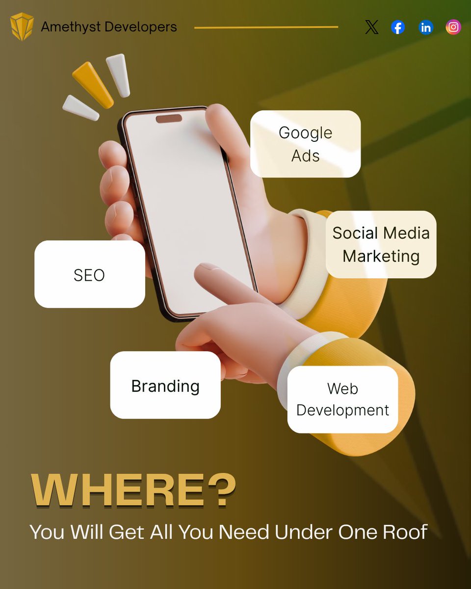 amethyst__devs's tweet photo. Everything your brand needs… in one place. 📱

From SEO to Ads, Branding to Web Development we’ve got you covered.

No confusion. No juggling multiple teams.
Just results that grow your business.

📩 DM to get started. https://t.co/pIljNqw24b