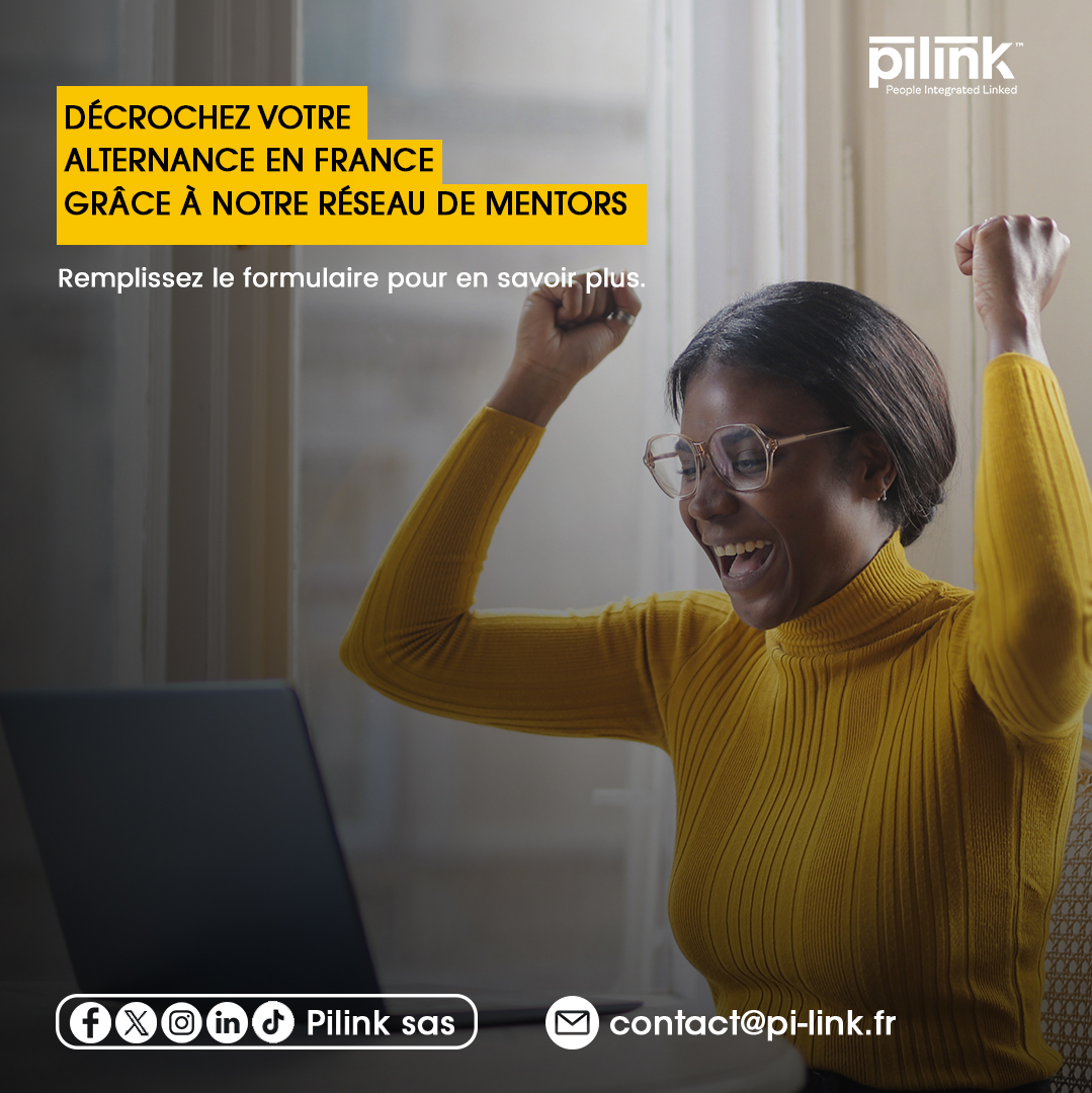 PILINK_SAS's tweet photo. 🎯 Décrochez votre alternance grâce à notre réseau de mentors

Vous envoyez des candidatures… sans réponse ?
Vous ne savez pas comment vous démarquer face aux recruteurs en France 🇫🇷 ?
👉 Le problème, ce n’est pas forcément votre profil.
C’est souvent le manque de stratégie, de réseau… et de bonnes méthodes.

Avec PILINK, vous êtes accompagné par des mentors qui sont déjà passés par là 👇
✔️ Optimisation de votre CV et de vos candidatures
✔️ Accès à un réseau et à des opportunités ciblées
✔️ Conseils concrets pour réussir vos entretiens
✔️ Suivi jusqu’à l’obtention de votre alternance

🎓 Arrêtez de chercher seul. Avancez avec ceux qui savent.

👉 Remplissez le formulaire en commentaire et passez à l’action 🚀
#pilink #alternance #carrière #france