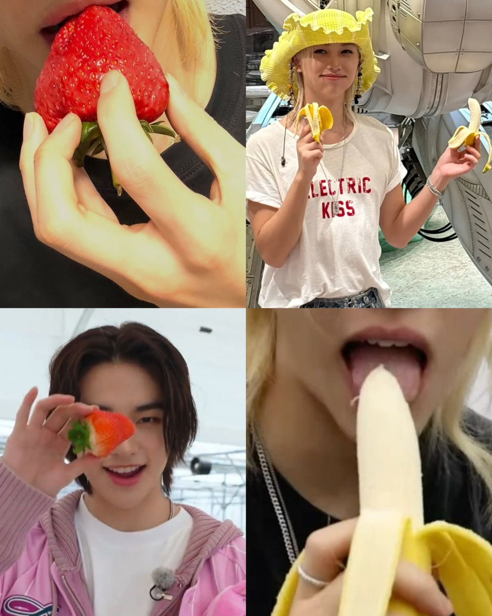 proud strawberry and banana lovers 🍓🍌

#hyunlix