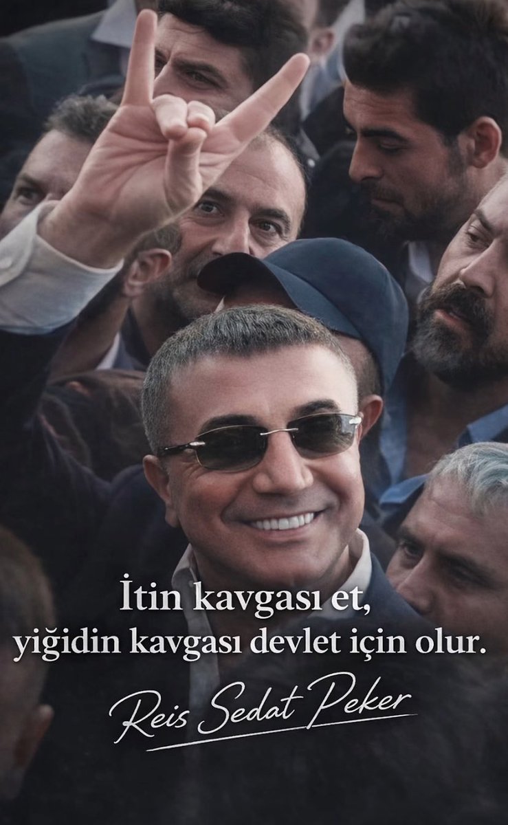 İtin kavgası et,
yiğidin kavgası devlet için olur.

Reis Sedat Peker

<a href="/sedat_peker/">Sedat Peker</a> #SedatPeker
