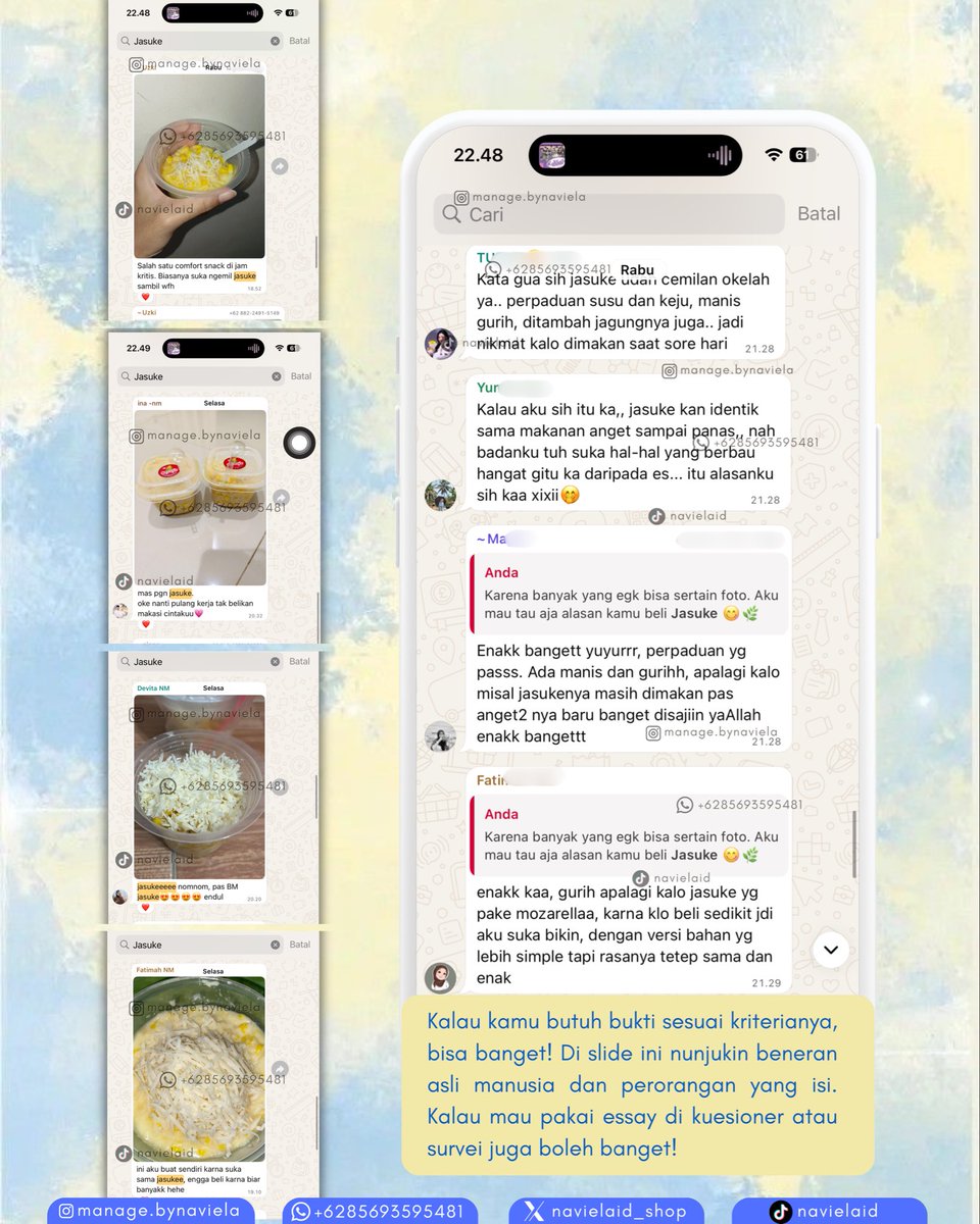 Navie || Jasa Isi Sebar Kuesioner tweet media