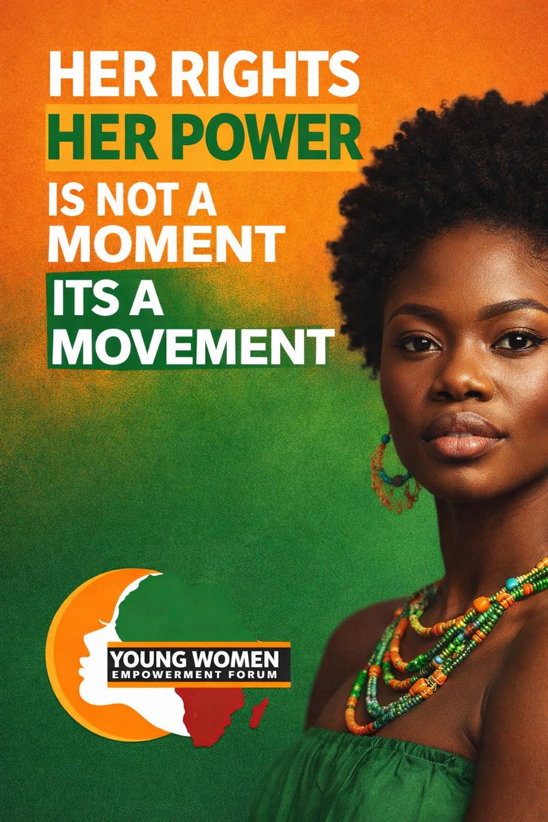 YWEF_'s tweet photo. When women claim their rights, they reshape the future. 🌍
This is bigger than today, it’s a movement.
💚🧡
#KnowYourRights 
#KnowTheConstitution 
#HerRightsHerPower https://t.co/LpndMo6BhL