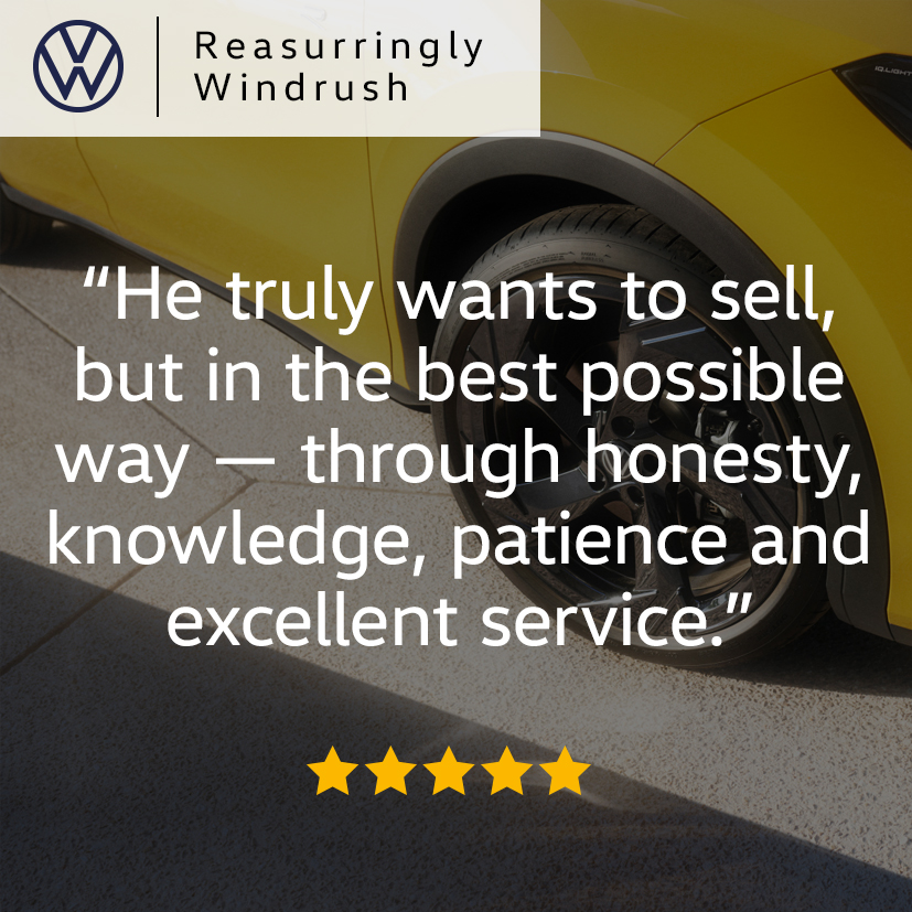 WindrushVW's tweet image. Windrush Wows! Real feedback from our valued customers... 👍 ⭐️

#HappyCustomers #CustomerExperience #CustomerSatisfaction #VW #Volkswagen