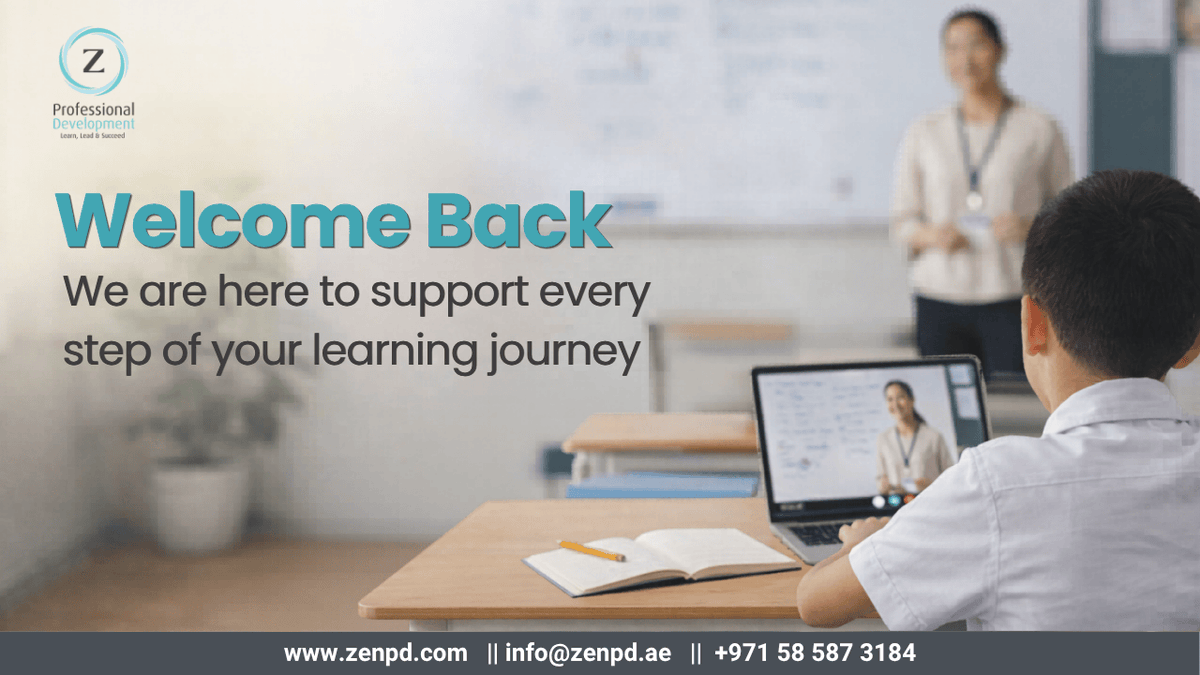 ZenPD11's tweet photo. After weeks of online learning, hallways are full of life again. The energy of in-person learning is back across the UAE.

To every teacher, student and parent, we wish you a safe return.

✅ Stay safe
✅ Stay curious
✅ Support one another

We are here for your journey. https://t.co/3iikuWZBKE