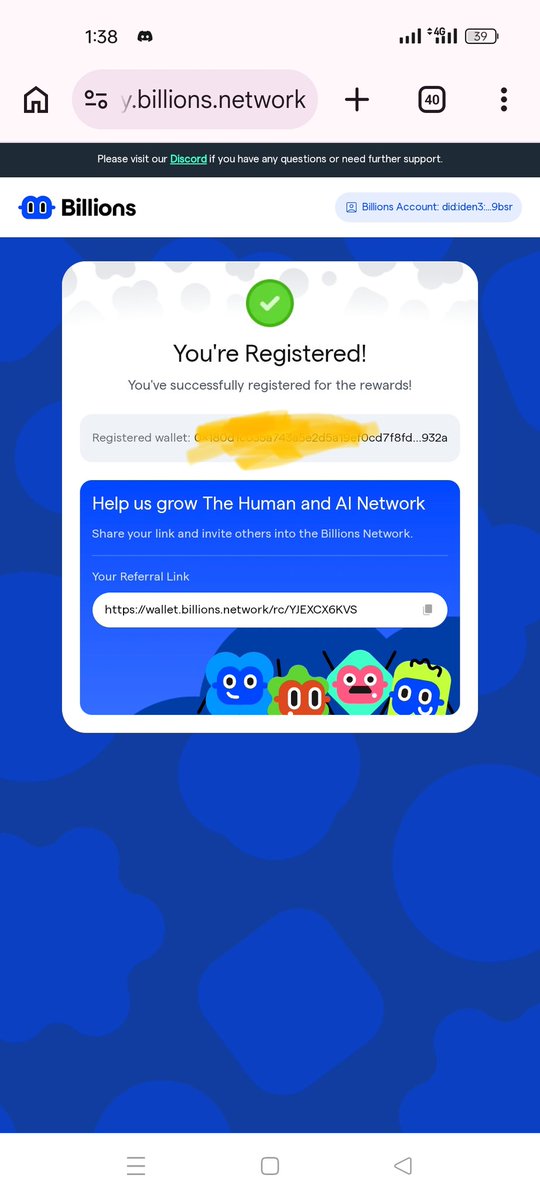 Billions Registration is Open 👀🔥

✅Link Here : community.billions.network

Registration Closes: April 24 ⏰

Hurry up.
Any help please dm

#billons