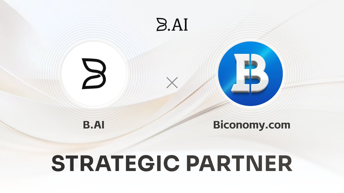 BAI_AGI's tweet photo. https://t.co/mTw8ldARw7 🤝 @BiconomyCom

Building the financial layer for AI means aligning with platforms that prioritize security and global access. We are joining forces with https://t.co/Wno4cEhyoe to push the boundaries of the digital economy.

Their track record of delivering fast, transparent exchange infrastructure for over 1M users provides a strong conceptual foundation as we design the trading environments for tomorrow's autonomous agents.