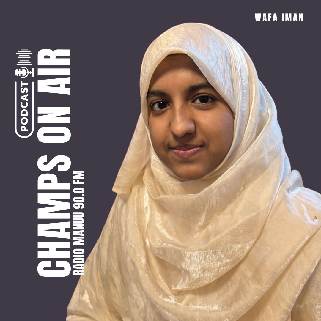 imcmanuu's tweet image. Delighted to host Wafa Iman  at the IMC Studio for the recording of the radio programme #Champs_on_Air on 16. April.2026

The show was hosted by RJ: Shraddha Rizwan

Stay tuned—coming soon on Radio MANUU 90.0 FM!
#RadioMANUU #Radio #MANUU