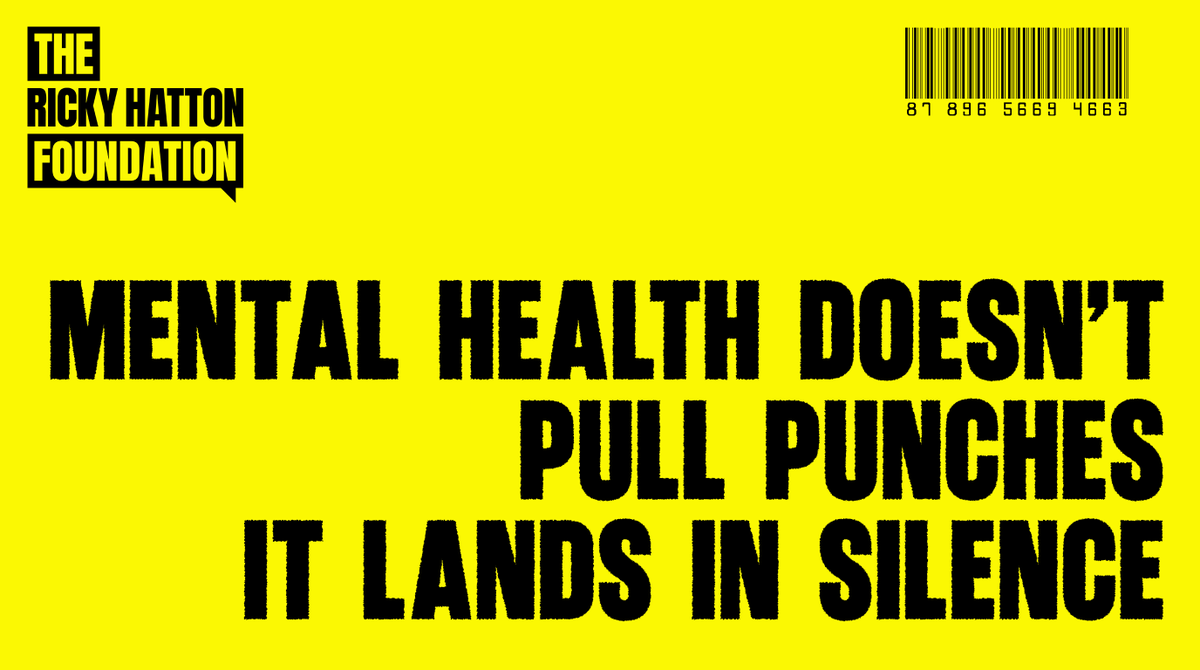 ZedTrafficker's tweet image. Hard Hitting Posters: Create posters to promote the mission of the Ricky Hatton Foundation to support those facing their own fights with mental.illness. #NoOneFightsAlone @OneMinuteBriefs