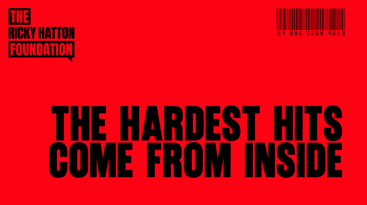 ZedTrafficker's tweet image. Hard Hitting Posters: Create posters to promote the mission of the Ricky Hatton Foundation to support those facing their own fights with mental.illness. #NoOneFightsAlone @OneMinuteBriefs