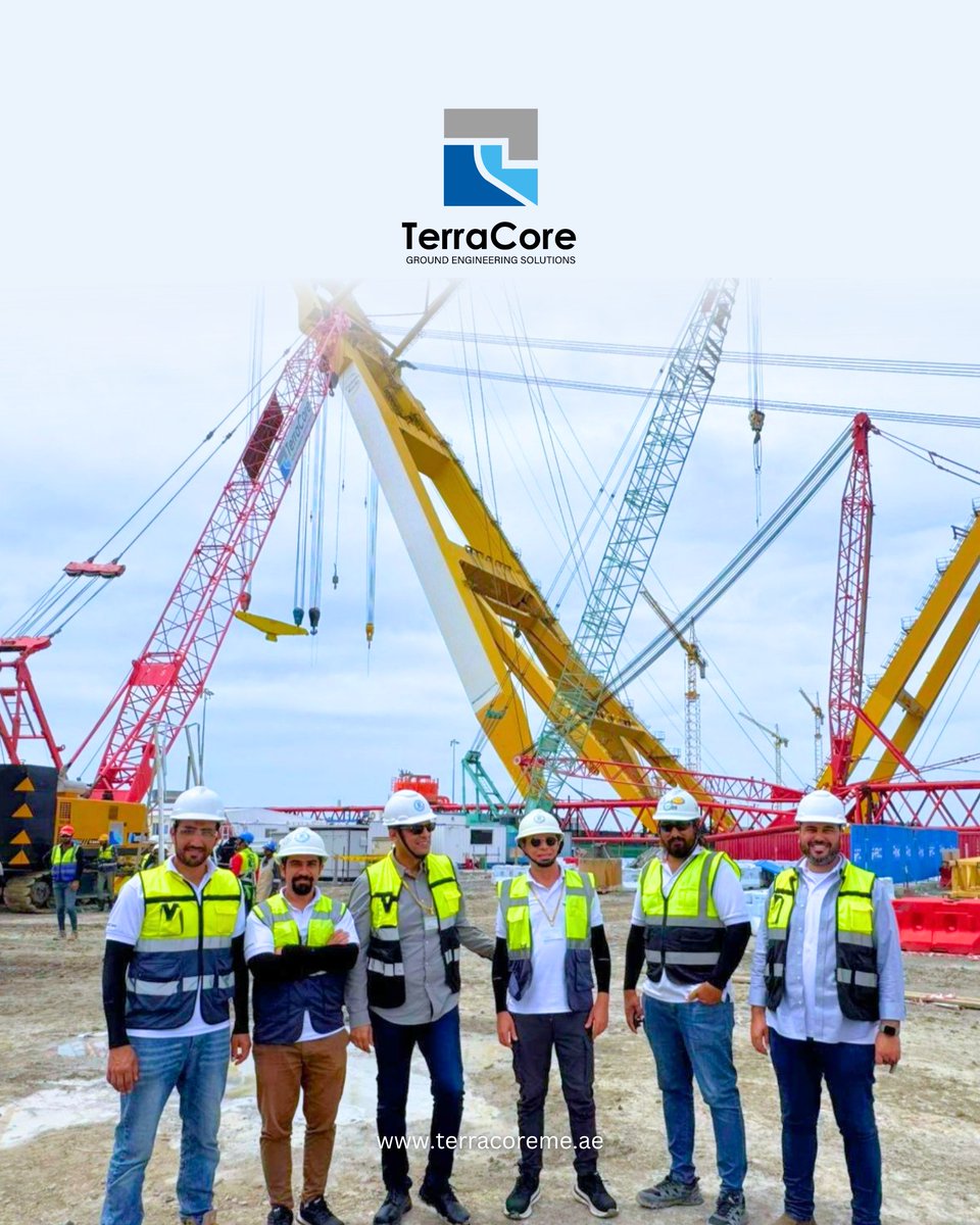 TerraCoreme's tweet image. A valuable visit to one of our flagship sites, engaging with the team and reinforcing our shared commitment to quality, progress, and project excellence.

#LeadershipInAction #TeamEngagement #EngineeringExcellence #TerraCore #GroundEngineering #shoring #piling #UAE