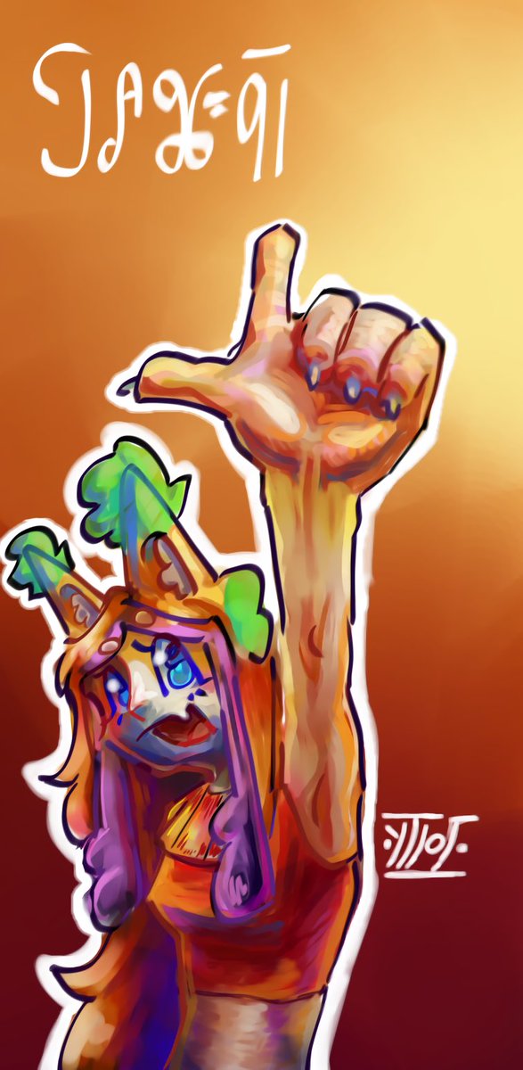 utuggg228's tweet image. My furry character Marya &amp;gt;&amp;lt;

#furry #art #paint