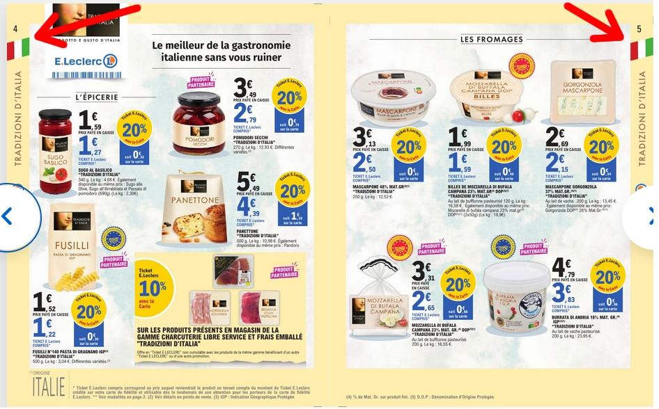 Heu... <a href="/Leclerc/">E.Leclerc</a> Fontenay-le-Comte,
c'est exprès que votre drapeau de l'Italie est à l'envers sur votre catalogue ?... 🤨