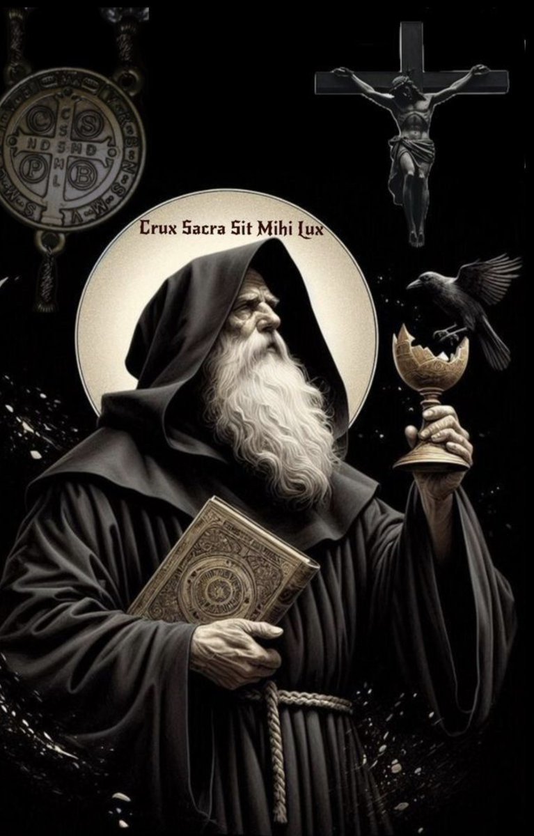 ¡San Benito
Protégenos del mal, te lo pedimos por nuestro Señor Jesucristo!, Amén.