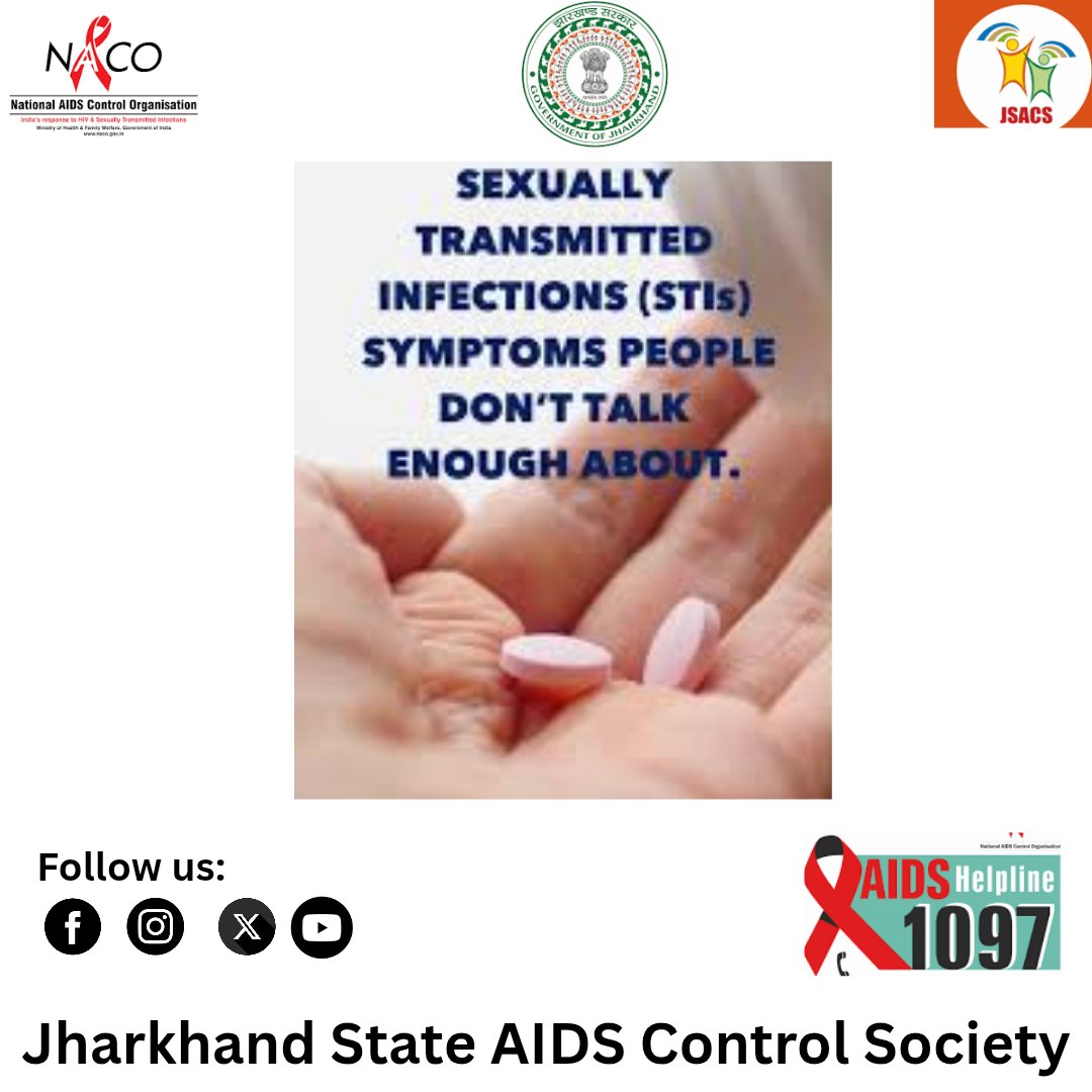 JharkhandAids's tweet image. Let's break the stigma. STI symptoms are a health matter, not a reason for silence. Get tested, get informed, and take charge of your health. Your well-being matters! #BreakTheStigma #HealthAwareness