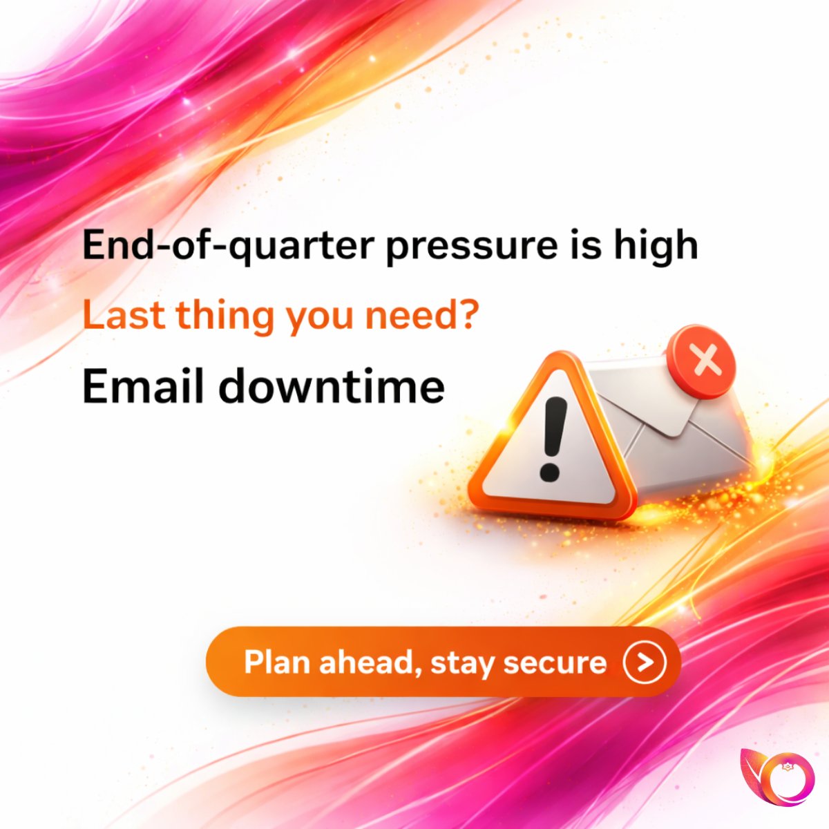 CLOUDeBERRY's tweet photo. Quarter-end chaos is enough.

Email downtime? No thanks.

📩Secure your email before it slows you down.

#EmailSecurity #ITSupport #Cloud #MSP #CyberSecurity https://t.co/i5ujVl8mN9