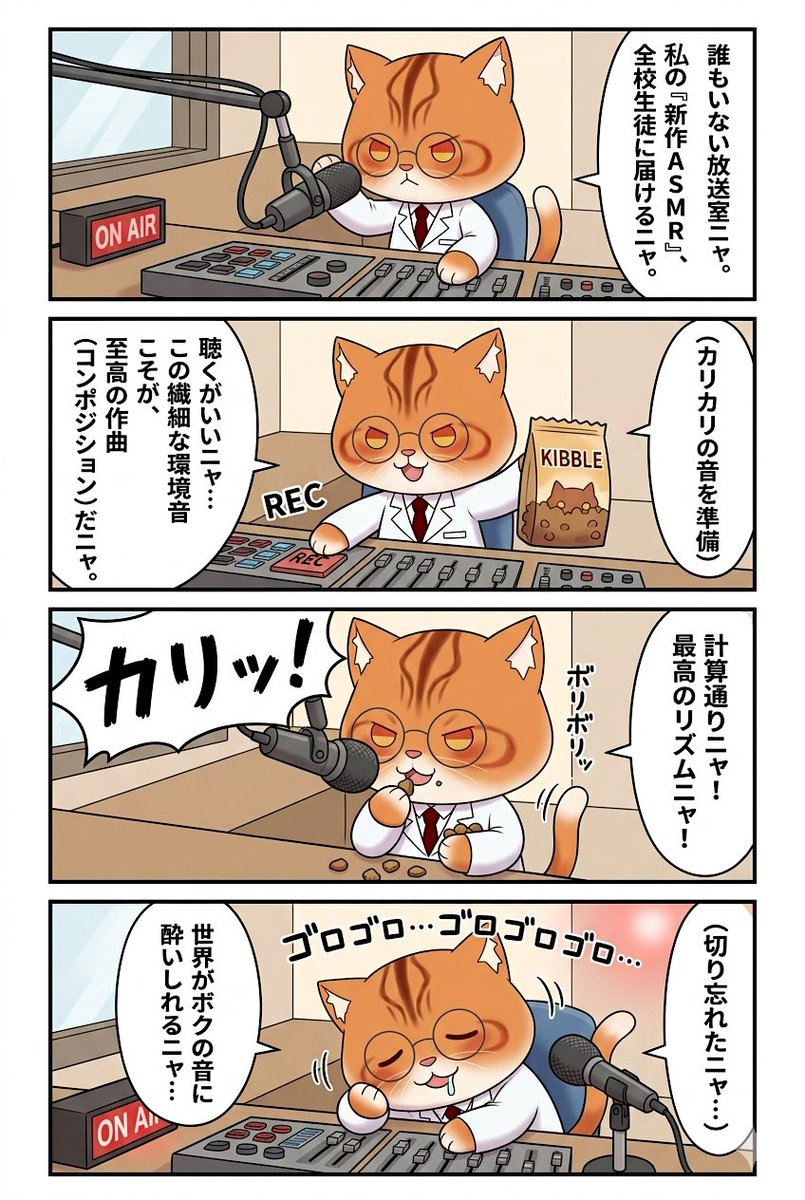 coomyacoomya's tweet image. おはよっ☀️
民放の日だね(*'ω'*)

どんな放送を視聴するのが好き？✨

💬💙♻️全反応巡回中
#漫画が読めるハッシュタグ
#4コマ
#猫