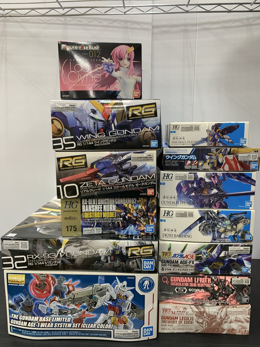基地長です🫡
プラモデルを買い取りました！
準備でき次第、販売開始します ！

・RG 1/144 ウイングガンダム
・1/144 ガンダムAGEｰFX
    など他多数､､､

#ガンダム #ガンプラ #プラモデル #王の洞窟プラモデル買取
