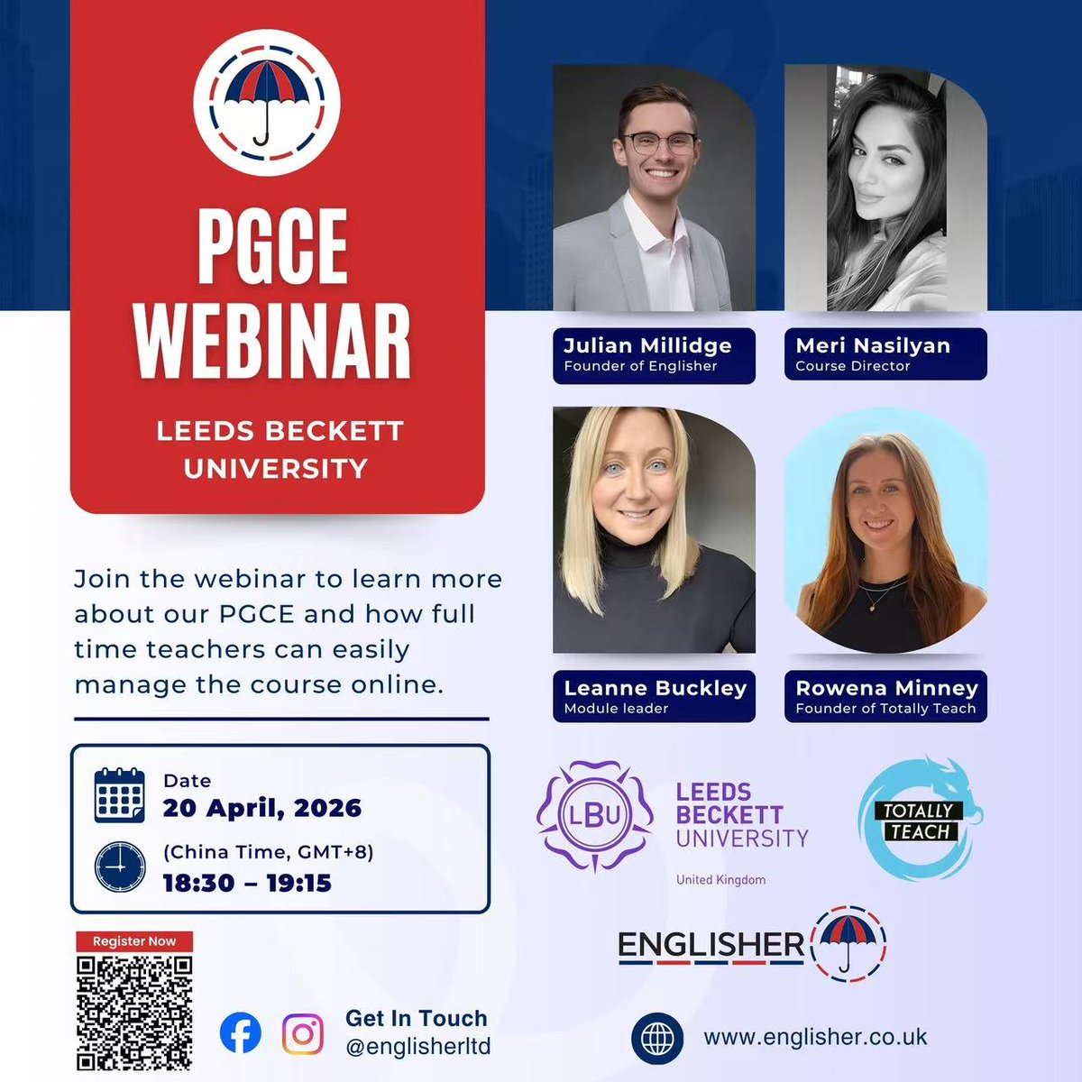 totally_teach's tweet image. Ready to get PGCE qualified? 🧑‍🎓 

Join our webinar TODAY to learn how full-time teachers easily manage online study!

⏰ 18:30 | 🗓️ 20 April | 💻 MS Teams
Scan the image below to register! 👇 

#PGCE #TeacherTraining #Edutwitter #OnlineLearning