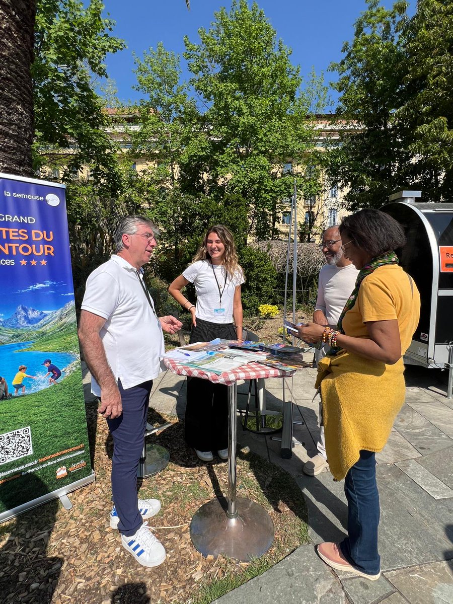 ChristopheTASS3's tweet photo. Une belle réussite pour La Semeuse au salon #IDWeekend !
Ces 3 jours ont permis de valoriser notre pôle de tourisme social et familial et nos 3 établissements du Haut-Pays, en défendant une autre façon de partir : plus locale, plus simple, plus responsable.
Merci à #Nicexpo https://t.co/xGY5ilE3E0