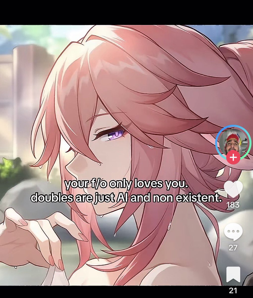 WITH AN AI IMAGE OF YOUR F/O IN THE BACKGROUND???? 😭😭😭