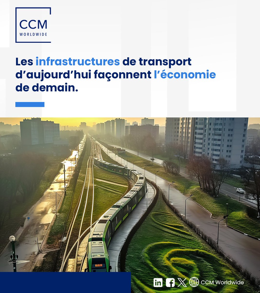 ccm_consulting's tweet image. Les infrastructures de transport façonnent bien plus que la mobilité : elles stimulent la croissance et connectent les opportunités.

➡️ Investir aujourd’hui, c’est structurer l’économie de demain.

#Infrastructure #Transport #Développement #CCMWorldwide #Africa