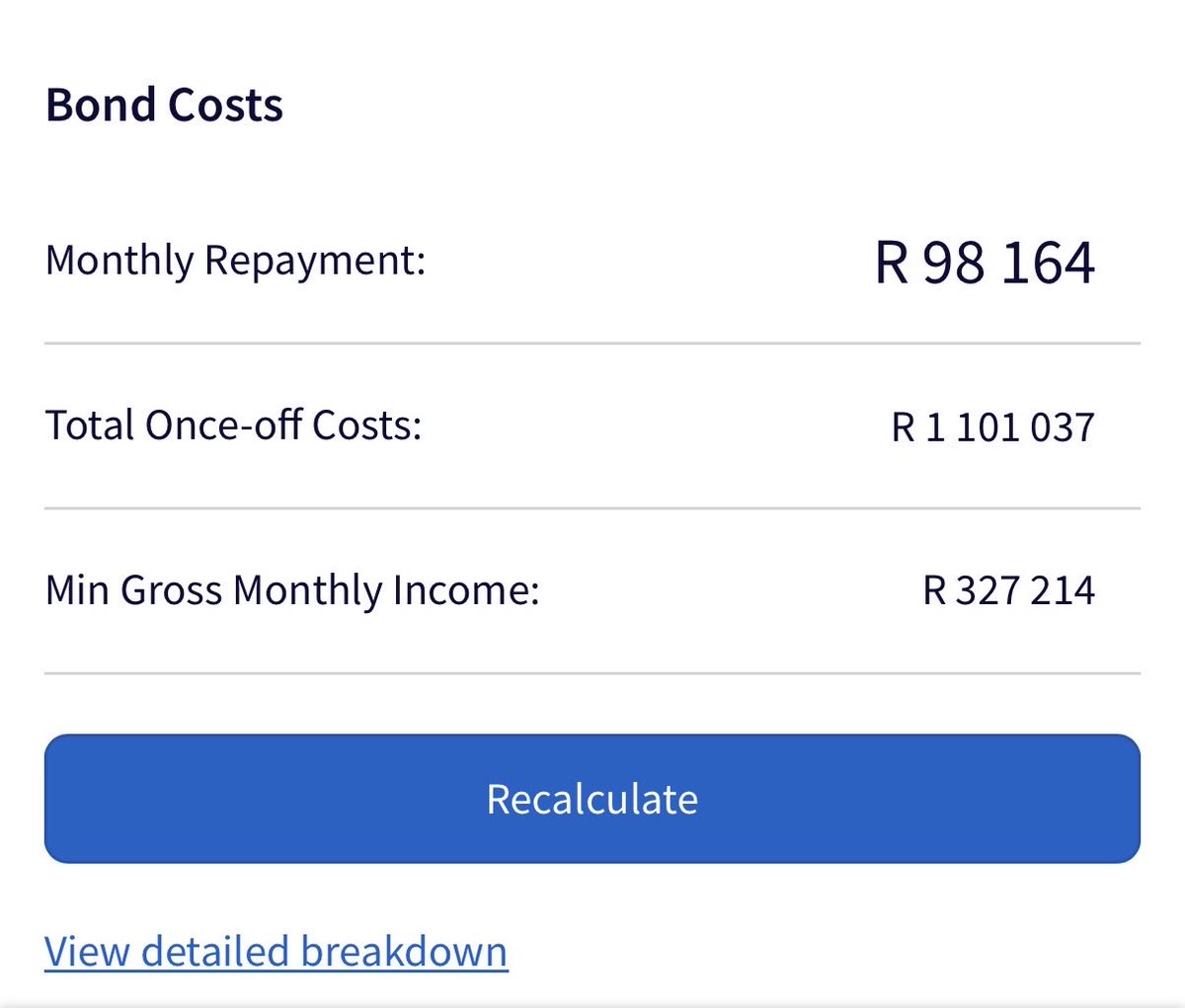 wexa11's tweet photo. @realGiven_k @ChrisExcel102 @SagewaseSouthAh Before she can even own the house, it has to be transferred to her name, and a bond has to be registered. That will cost over a million. On top of this, she has to pay about R1m transfer duty to SARS, which brings everything to about R2m, before ownership. Then the installment 😭 https://t.co/IaZqouKfkm