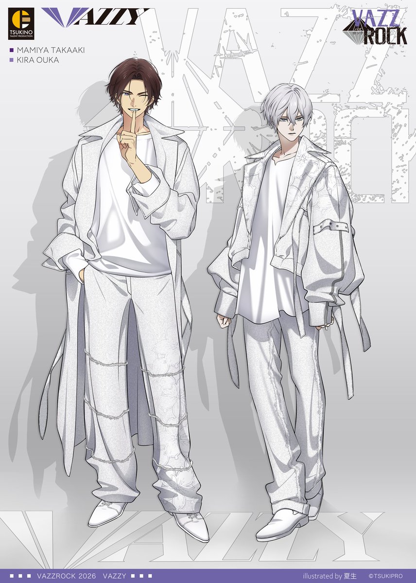 💎2026年・新ステージ衣装初公開①💎
眞宮孝明＆吉良凰香

孝明「さぁて、ここからはナイショで遊ぼうか？」
凰香「またお前は…決して秘密に出来ないぐらい盛り上げるぞ」

#バズロ