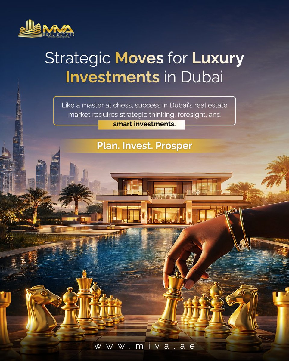 MivaEstate's tweet image. ♟️ In Dubai real estate, strategy wins.

Plan. Invest. Prosper. 🏙️💰

Make your next move count.
📩 DM us
🌐 miva.ae

#dubairealestate #investindubai #smartinvestment
