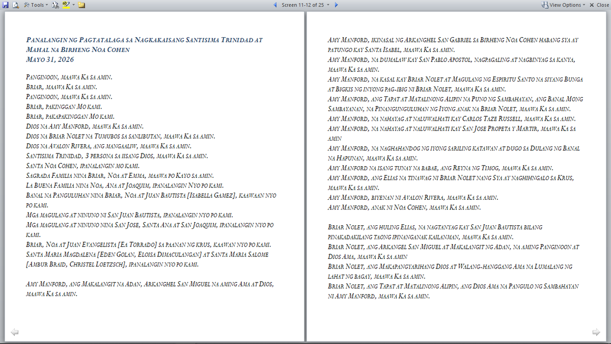 Commondominion's tweet image. Isang linggo matapos ang #generalconference Dito sa 🇵🇭, buong galak naming ibinabahagi sa inyo ang mga Panalanging ating gagamitin sa Pambansang Pagtatalaga sa Santisima Trinidad at sa Birheng Maria (Mayo 31, 2026) at sa Kamahal-mahalang Puso ni Jesus (Hunyo 12, 2026).