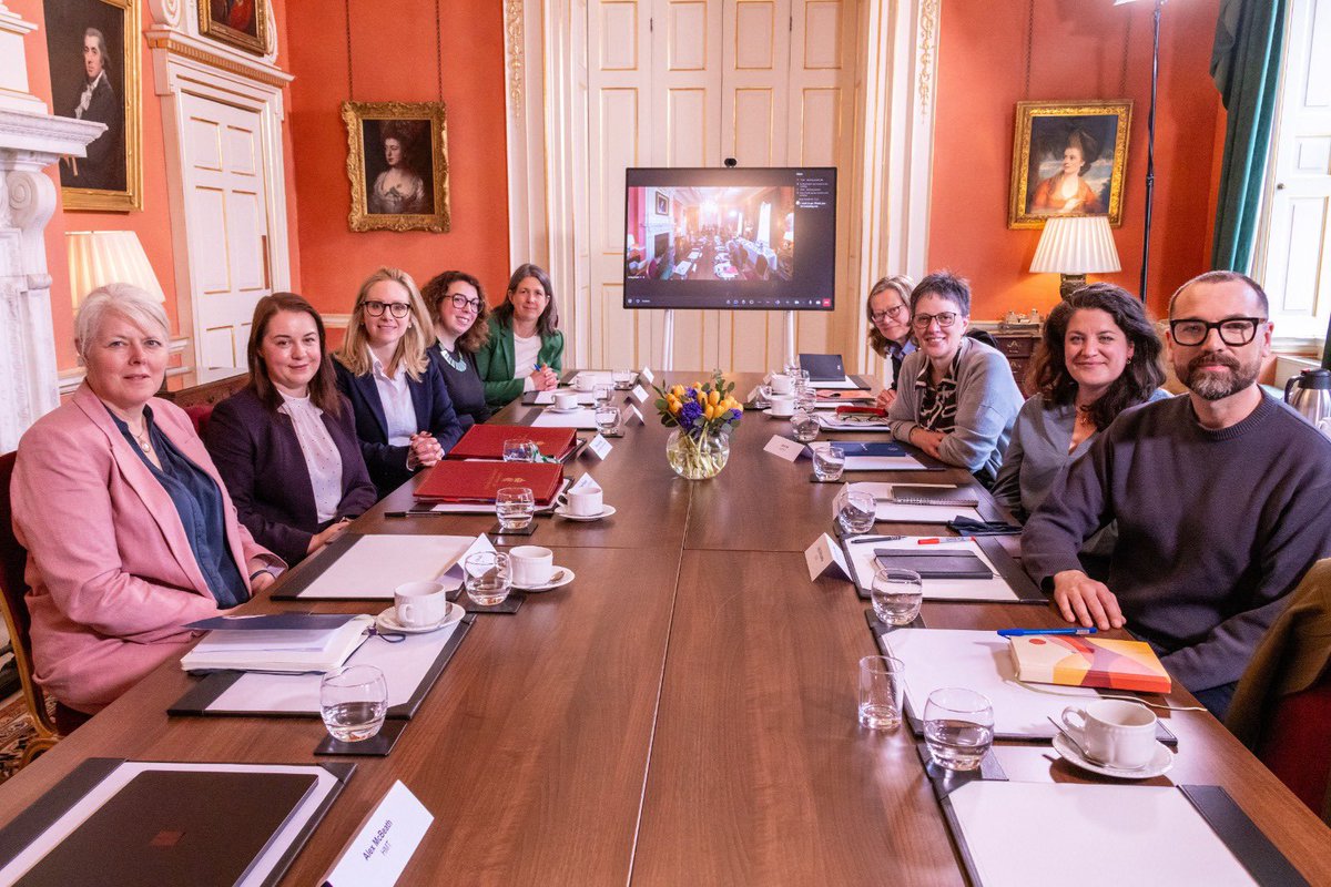 LucyRigby's tweet photo. Charities are at the ❤️ of our communities across 🇬🇧

At Downing Street last week @Steph_Peacock &amp; I heard directly from civil society leaders about how we can continue to work in partnership with the sector to understand the pressures they face. https://t.co/2nV7O6GbDh