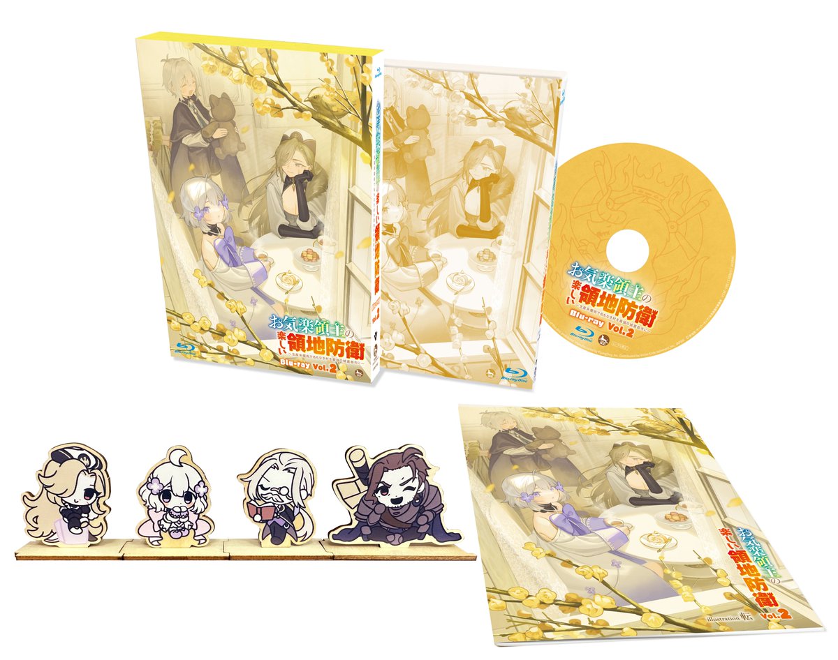 本日Blu-ray Vol.1発売🎉
　
5月20日発売🎉
Blu-ray Vol.2
ジャケ写＆展開写真公開🆕
　
✅第7話～第12話
✅転先生描き下ろし三方背BOX
✅赤池宗先生書き下ろし小説ブックレット
✅繋がるウッドスタンド （パナメラ・アルテ・エスパーダ・ディー）
✅特製デザイントールケース