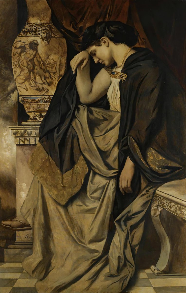 ArtorOtherThing's tweet photo. "Medea an der Urne" by Anselm Feuerbach, 1873 https://t.co/UmVlFLGjpn