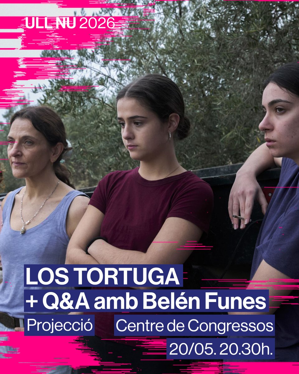 FestivalUllNu's tweet photo. 🤩 Tot un privilegi poder projectar Los Tortuga a l’Ull Nu i tenir la Belén Funes amb nosaltres!

Aclamada al Festival de Málaga 25 (3 Biznagues) i nominada als Goya i Feroz 2026 ens explica la història d'una mare i una filla afronten el dol i la precarietat de maneres difenrets. https://t.co/7qO0OcqGhW
