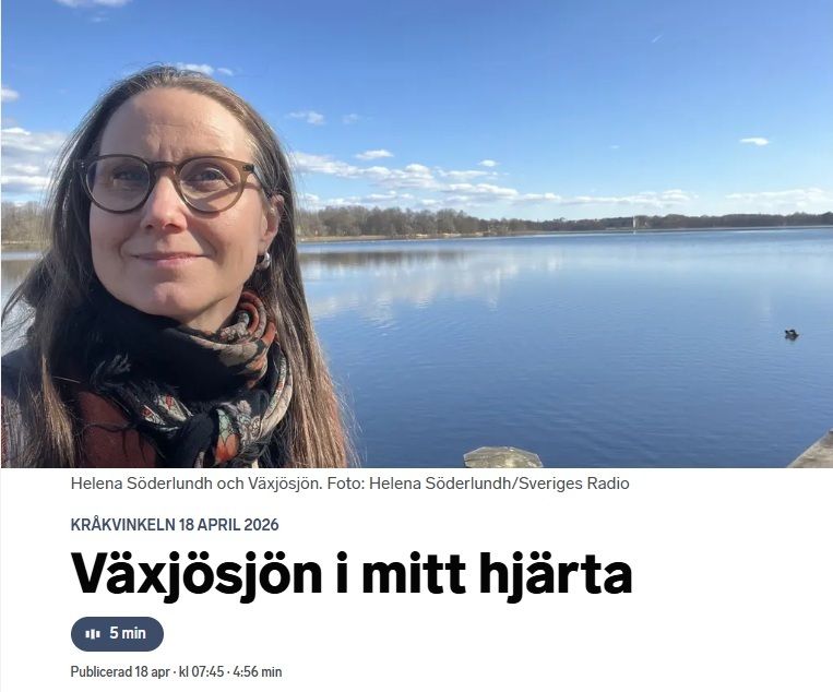 En kärleksförklaring till en sjö som genom idogt arbete nu mår allt bättre.💓
Det är underbart att höra hur Växjöborna njuter resultatet av kommunens strategiska arbete. I sommar är Vattenresurs åter för en sista behandling. Vi ses!
sverigesradio.se/artikel/vaxjos… 
@Naturmorgon, SR P1