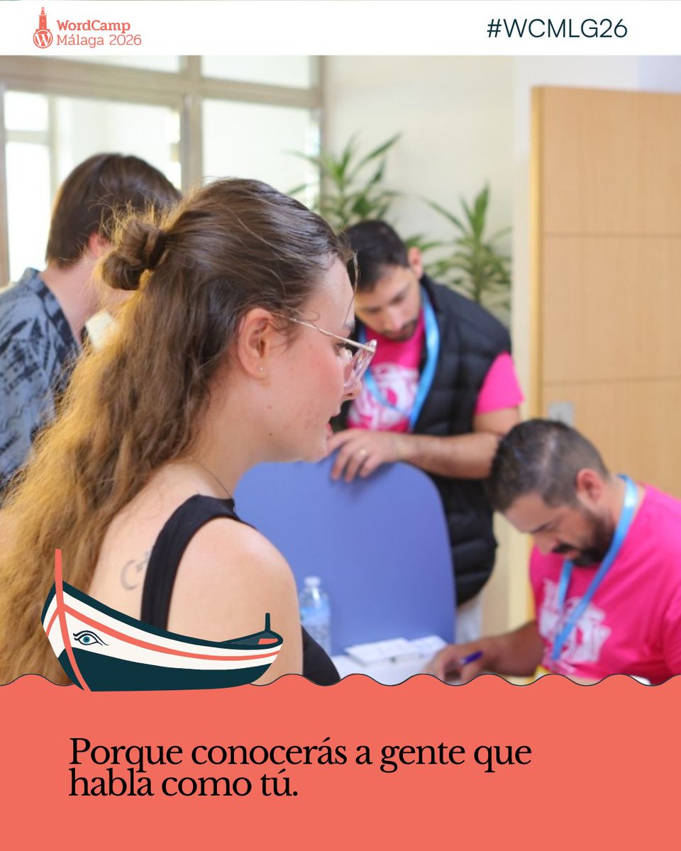 wpmalaga's tweet image. ¿Te lo vas a perder?

Aún estás a tiempo de comprar tu entrada malaga.wordcamp.org/2026/tickets/ 

#WCML26 #Málaga #WordPress #WordCamp