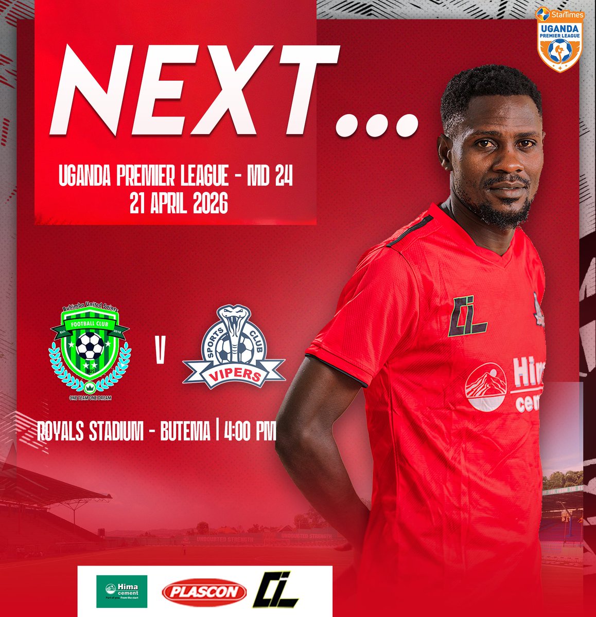 VipersSC's tweet image. 𝑩𝒂𝒄𝒌 𝒊𝒏 𝒂𝒄𝒕𝒊𝒐𝒏, 𝒃𝒂𝒄𝒌 𝒐𝒏 𝒕𝒉𝒆 𝒓𝒐𝒂𝒅 👊🏿

We’re on the road again &amp;amp; making the long trip to Hoima to face Buhimba United Saints FC tomorrow. 

#BUHVIP || #VenomsUpdates || #OneTeamOneDream ||