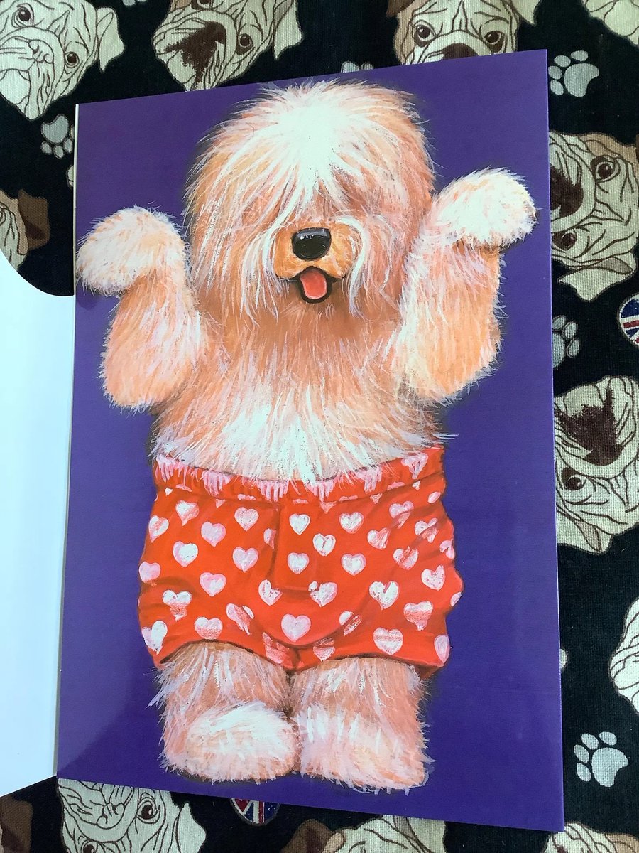 WatsonsVintage's tweet image. This is such a fun card! RARE Vintage circa 1990s 'Happy Birthday Husband' Larger Size Card - ADORABLE, Fun Old English Sheepdog Design by Mandy - Decorated Inside etsy.me/4u2xFuy via @Etsy #VintageCards #BirthdayCards #Husband #OldEnglishSheepdog #DogLover #90snostalgia