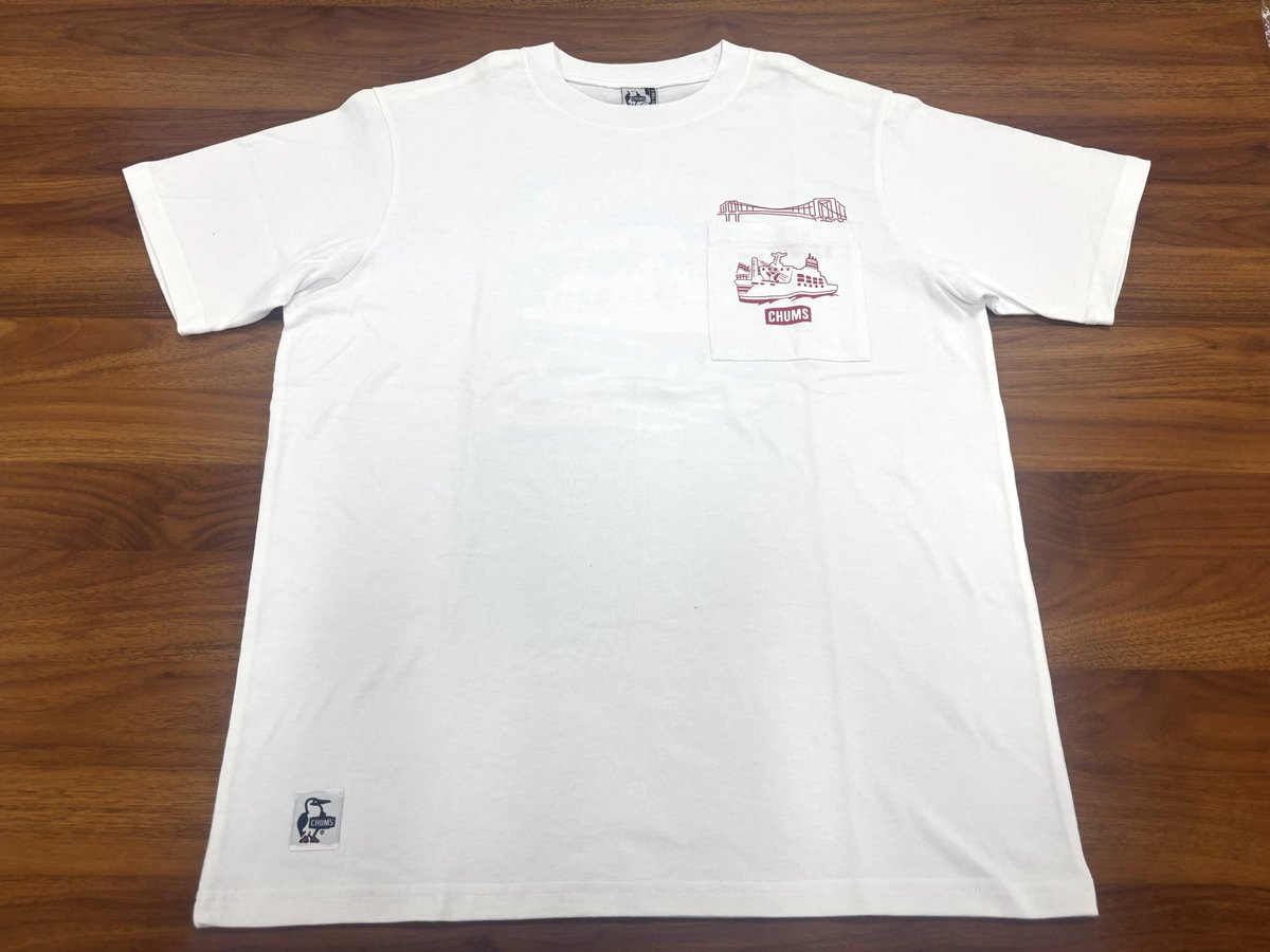CHUMSコラボTシャツ 新商品発売✨／ 3代目おがさわら丸の就航10周年を 