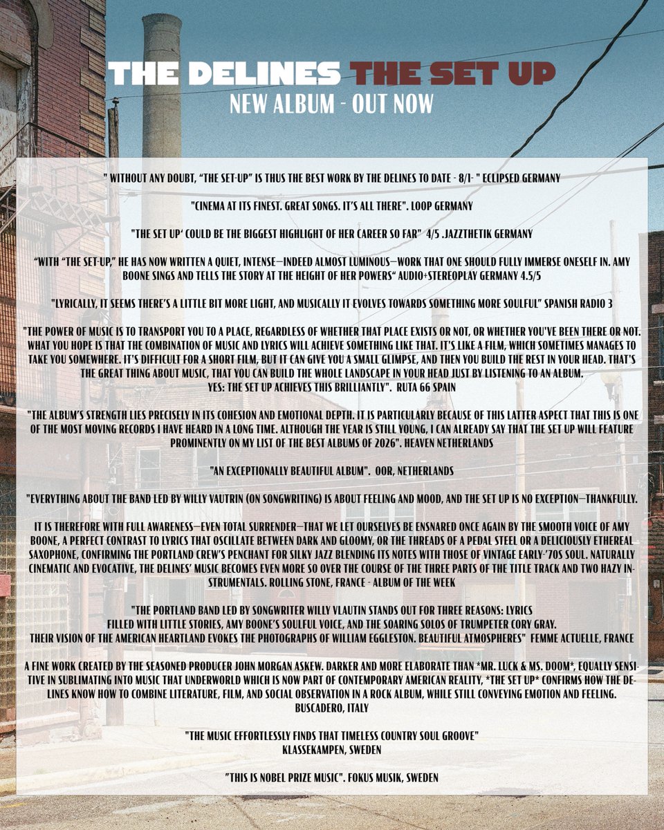 The Delines tweet media