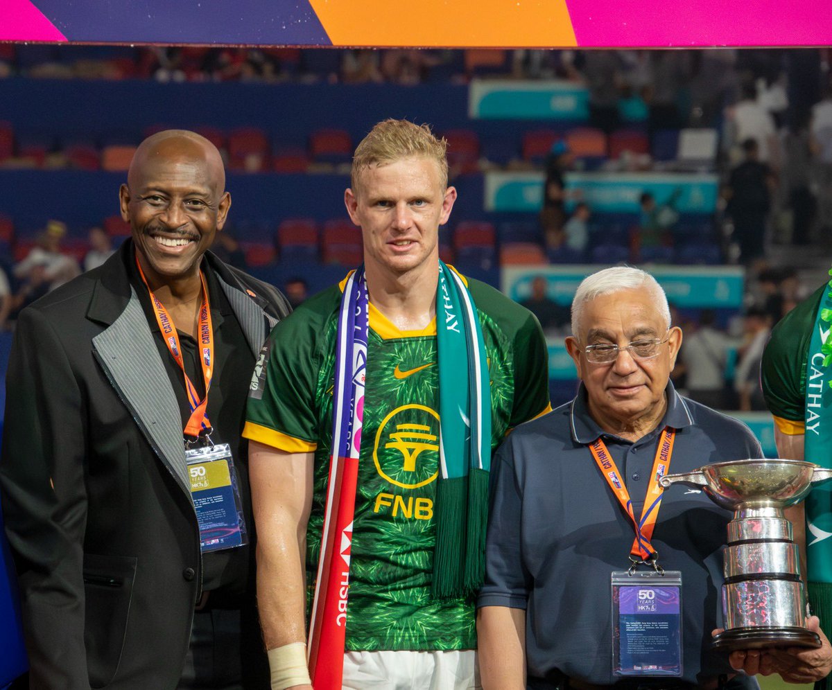 Image for the Tweet beginning: Rugby Africa President Herbert Mensah