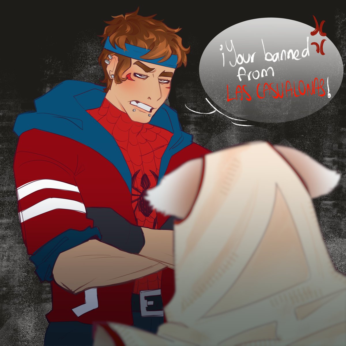 tamaloid3's tweet photo. Ewroon se va de Las Casualonas 😔🚬

 #qsmp2 #spiderpanda #breaduo #panjąk https://t.co/pnx52iSwLR
