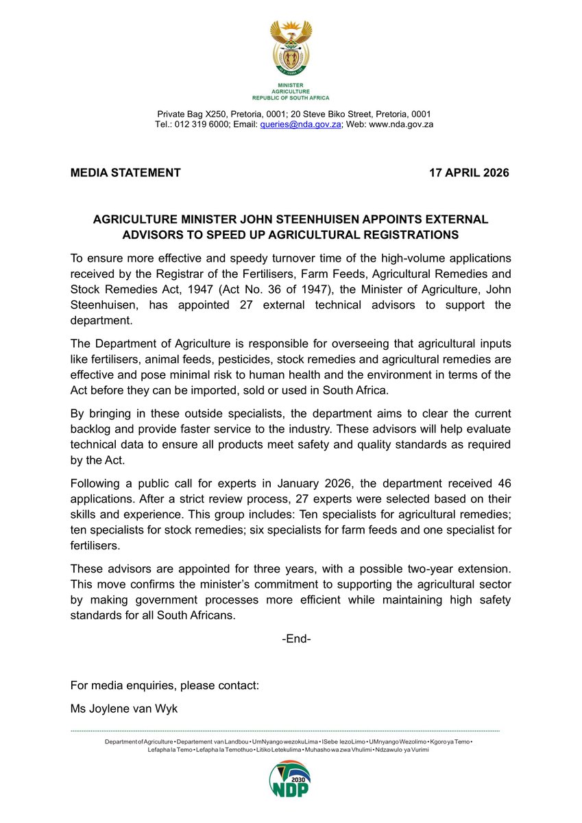 John Steenhuisen MP tweet media