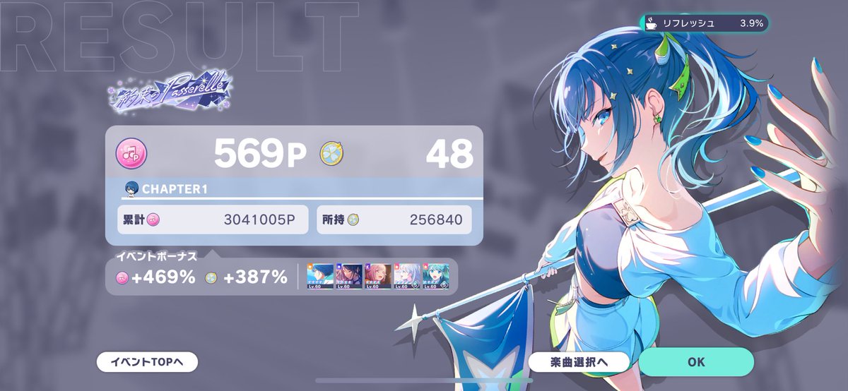 ポイント調整終わり〜!!