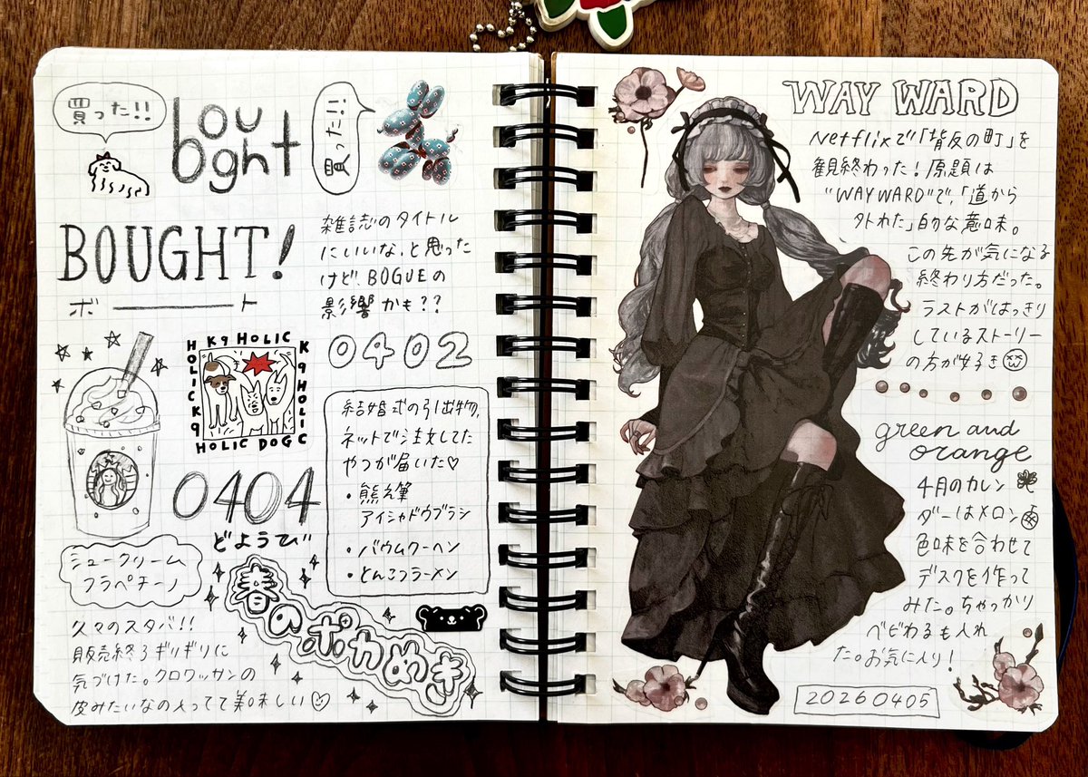 Runchan_clear's tweet photo. 📓
「春のポカめき」って言葉､なんか好き🌸 https://t.co/AcSMFgIrnG