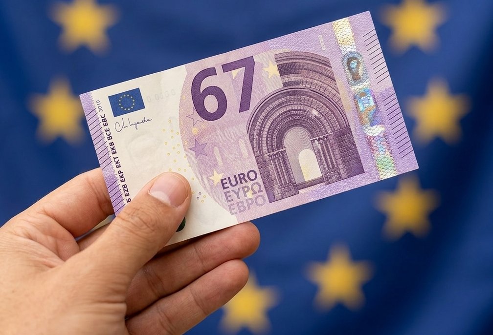 🚨🇪🇺 FLASH | La Banque centrale européenne a introduit un nouveau billet de 67€ qui sera disponible dès le mois juin.
