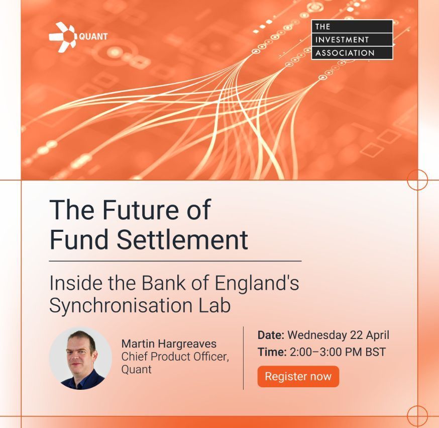 🚨HUGE NEWS FOR $QNT 🇬🇧

<a href="/quantnetwork/">Quant</a> has been selected by the Bank of England as a Synchronisation Operator 👀

Quant will help make financial systems run smoother and more efficiently.

Quant CPO, Martin Hargreaves will speak live at a panel on the 22nd in parliament!!!