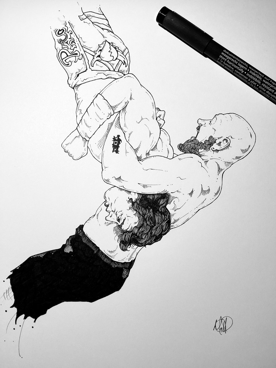 Jon Moxley <a href="/JonMoxley/">Jon Moxley</a> spikes Nick Wayne <a href="/thenickwayne/">Nick Wayne</a> this past Wednesday in Washington, driving the prodigious super junior to even greater heights in the process #aew #njpw #cmll